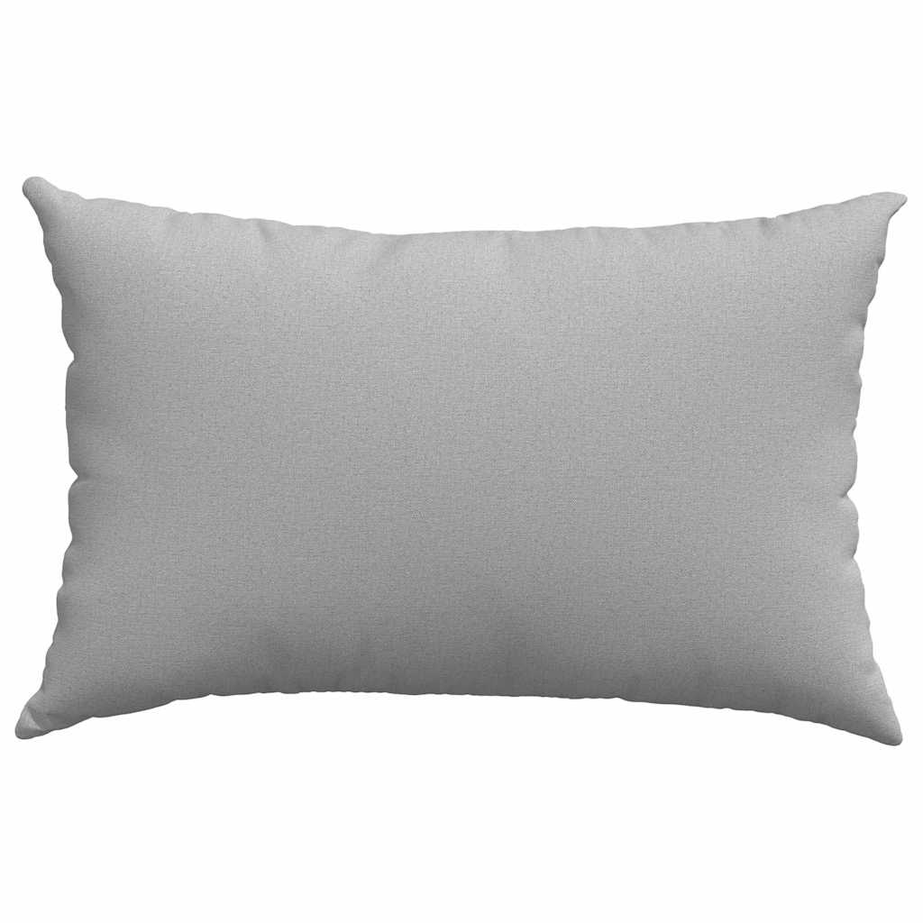 Sofa Pillows 2 pcs Grey 60 x 40 cm Fabric